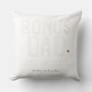 Almofada Bonus Pai Heart Travesseiro Gift da Filha Filho