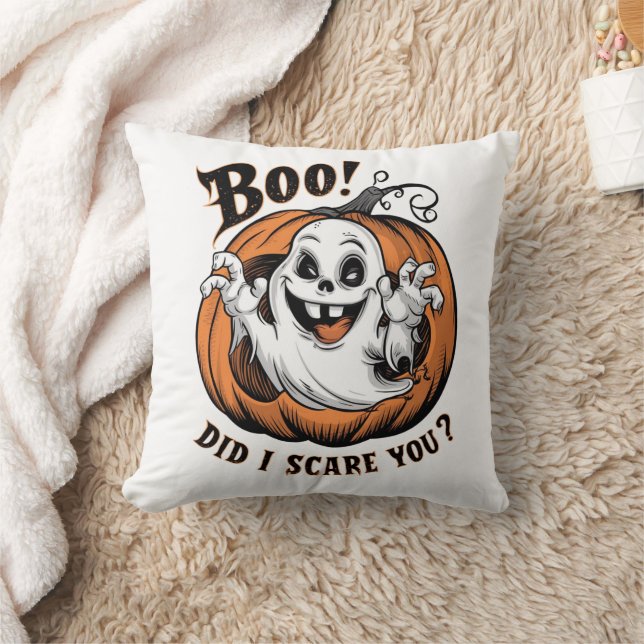 Almofada Boo, eu te assustei? (Cobertor)