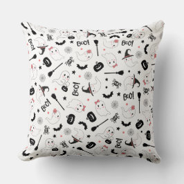 Almofada Boo Fantasmagórico Assustador de Halloween Menina 