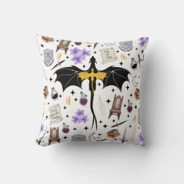 Almofada Bookish Fourth Wing Throw Cushion