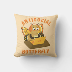 Almofada Borboleta antissocial estética de introdução rápid