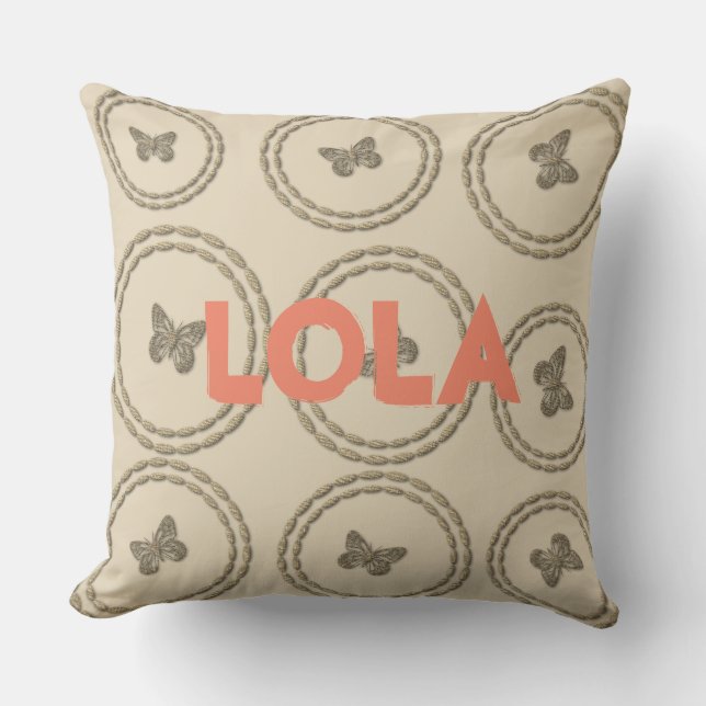 Almofada Borboleta-branca (Frente)