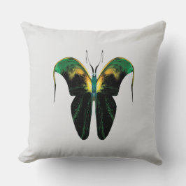 Almofada Borboleta Chama Esmeralda – Forma Surreal da Natur