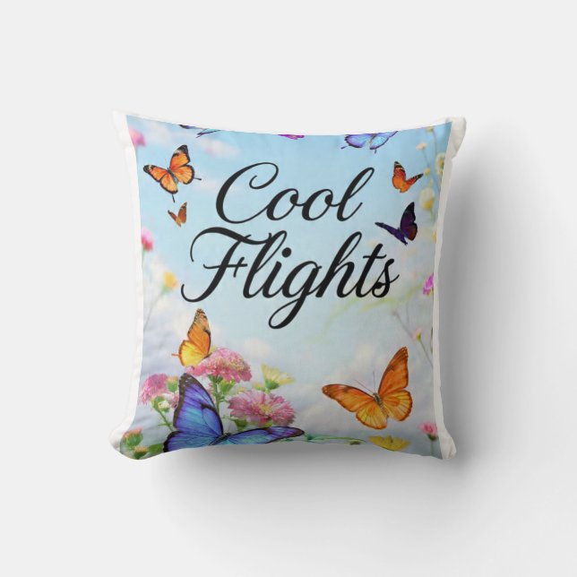 Almofada Borboleta Cool Flights (Frente)