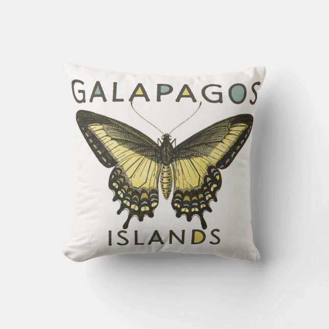 Almofada Borboleta das Ilhas Galápagos (Frente)
