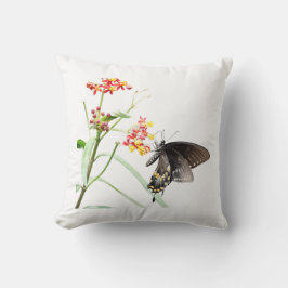 Almofada Borboleta em Milkweed Blooms, Travesseiro decorati