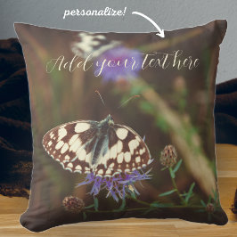Almofada Borboleta na flor