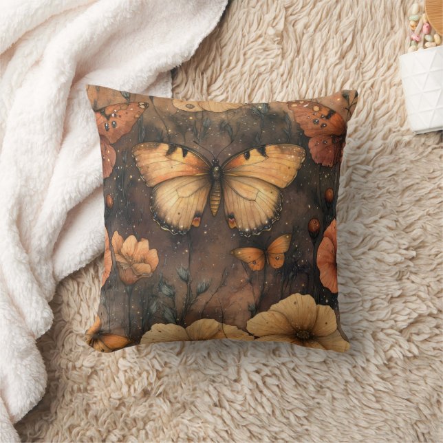 Almofada Borboleta Selvagem Vintage (8) (Cobertor)