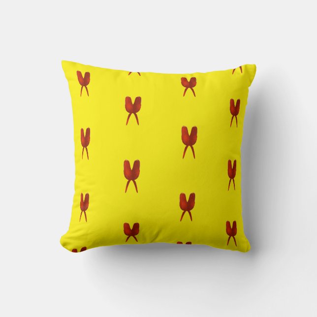 Almofada Borboleta Vermelha (Frente)