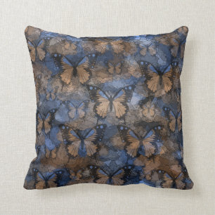 Almofada Borboletas de Brown azul