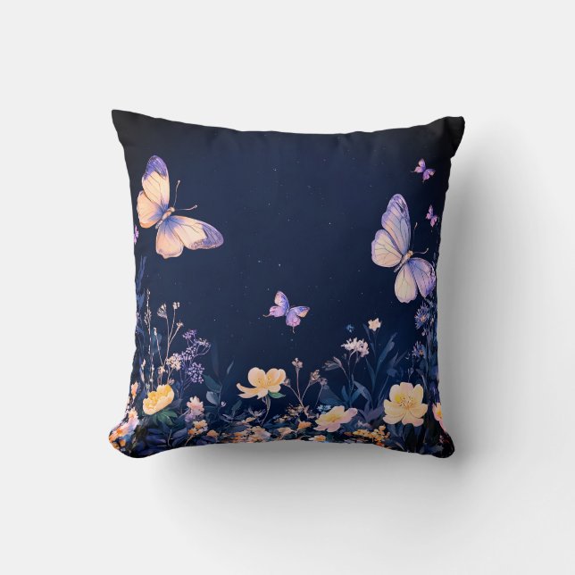 Almofada Borboletas no Jardim (Frente)