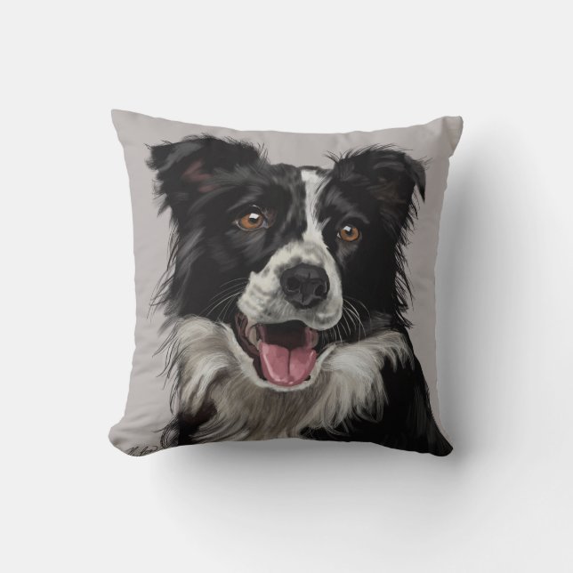 Almofada Border collie (Frente)