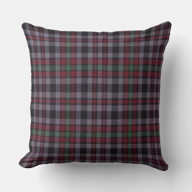 Almofada Borthwick Modern Original Scottish Tartan (Frente)
