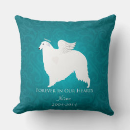 Almofada Borzoi Pet Loss Sympathy Design