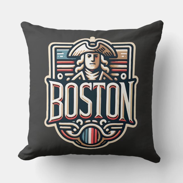 Almofada Boston Massachusetts Paul Revere (Frente)