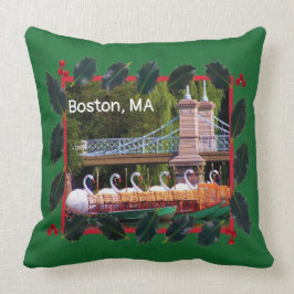 Almofada Boston Swan Boats - Felizes Férias