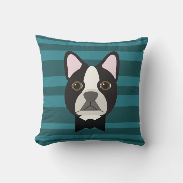 Almofada Boston Terrier (Frente)