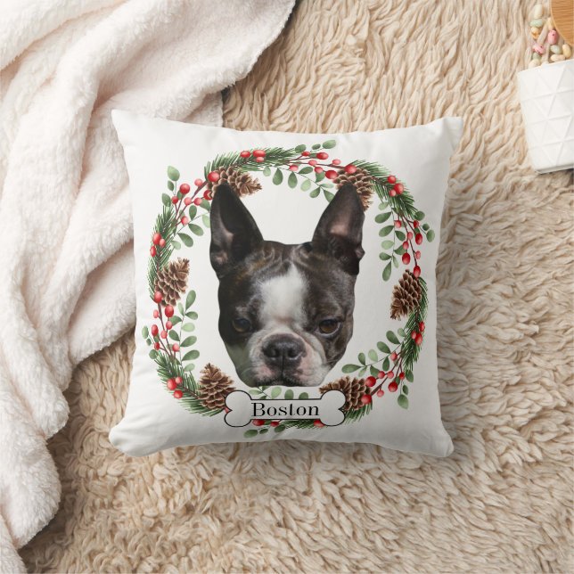 Almofada Boston Terrier dog (Cobertor)