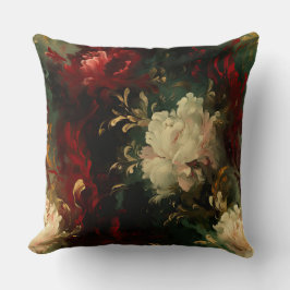 Almofada Botânica de Balé de Natal Sombreado