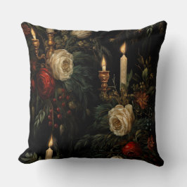 Almofada Botânica de Balé de Natal Sombreado