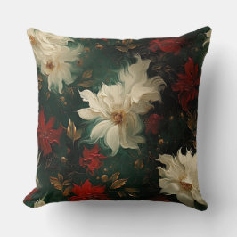 Almofada Botânica de Balé de Natal Sombreado