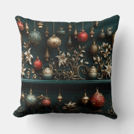 Almofada Botânica de Encantamento de Feriado em Crepúsculo