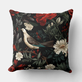 Almofada Botânica de Encantamento de Férias da Meia-Noite