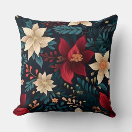 Almofada Botânica de Snowdrop Starry Blooms