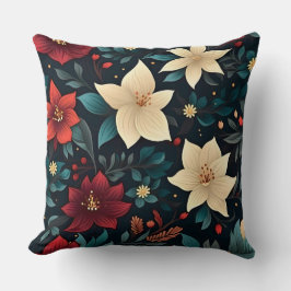 Almofada Botânica de Snowdrop Starry Blooms