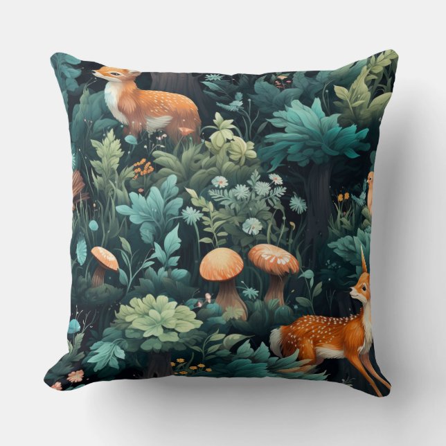 Almofada Botânica de Twilight Forest Riends (Frente)
