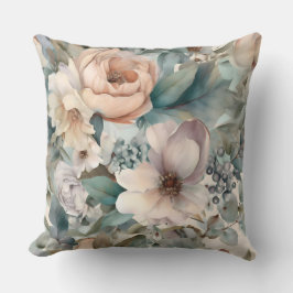 Almofada Botânica do Balé Bridal Azul