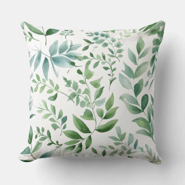 Almofada Botânica Evergreen Encantada do Balé (Frente)