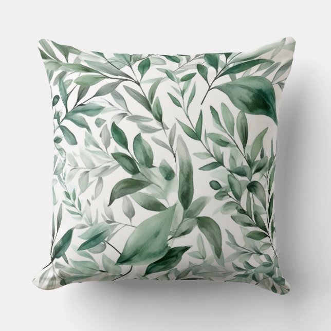 Almofada Botânica Evergreen Encantada do Balé (Frente)