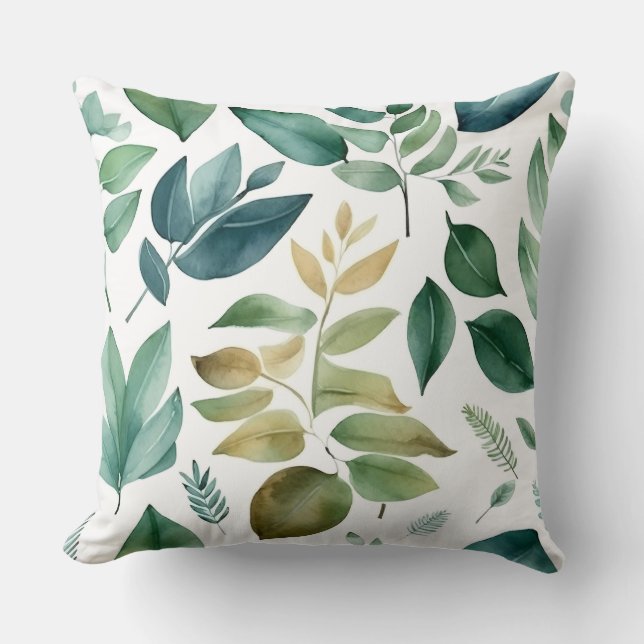 Almofada Botânica Evergreen Encantada do Balé (Frente)