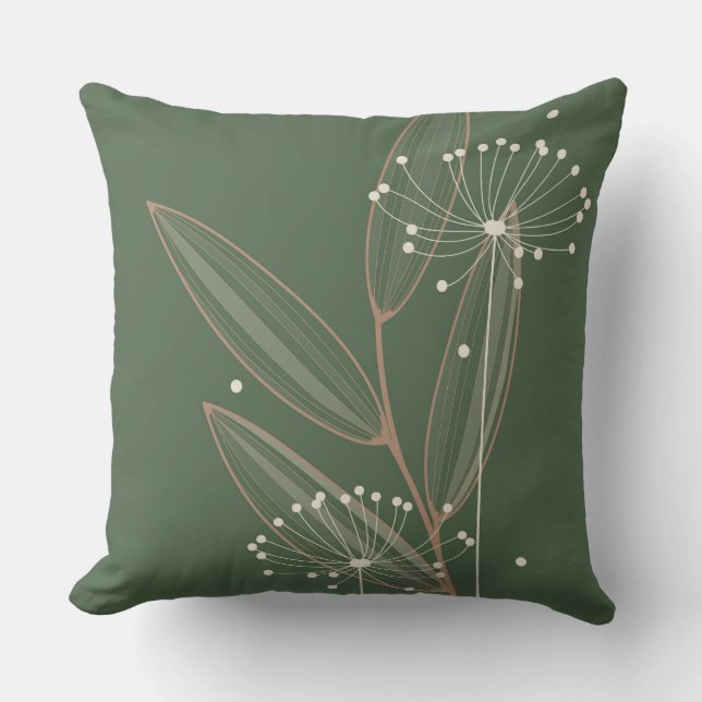 Almofada Botânica Moderna (Frente)
