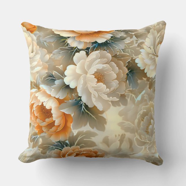 Almofada Botânica Velvet Fall Whispers (Frente)