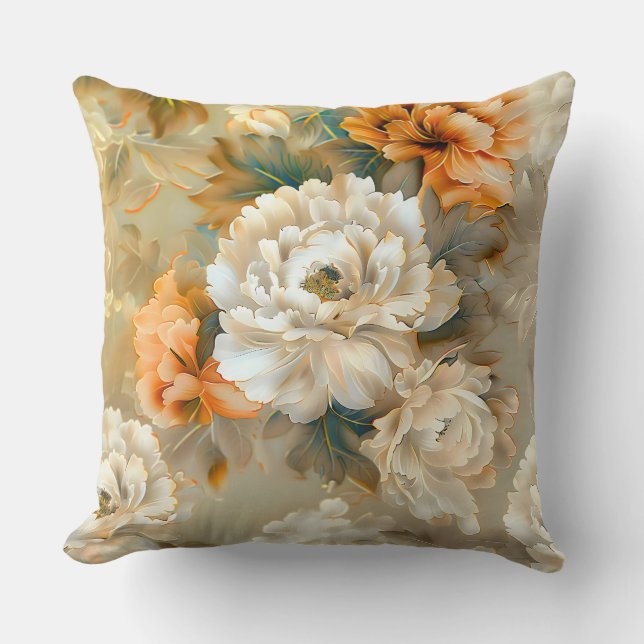 Almofada Botânica Velvet Fall Whispers (Frente)