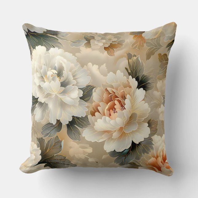 Almofada Botânica Velvet Fall Whispers (Frente)