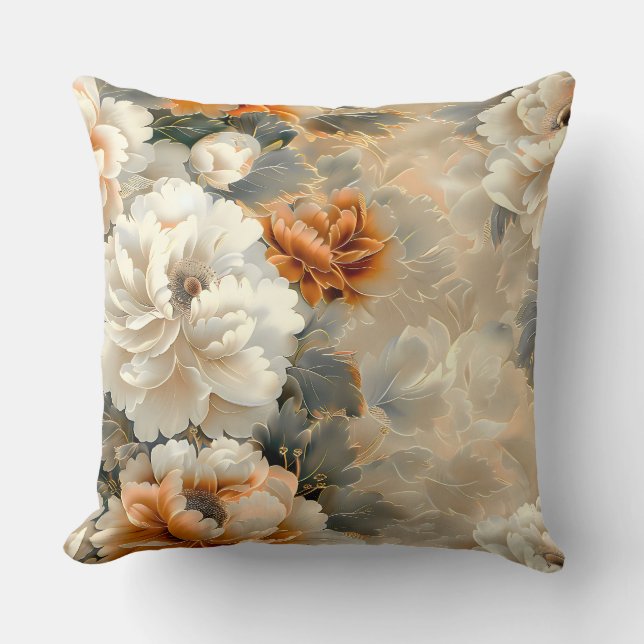 Almofada Botânica Velvet Fall Whispers (Frente)