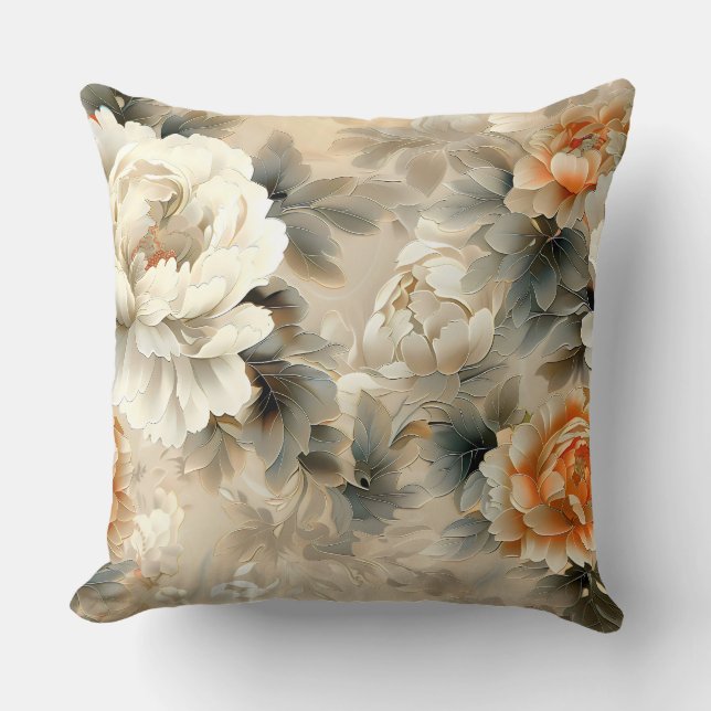 Almofada Botânica Velvet Fall Whispers (Frente)