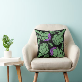 Almofada Botanical Artichoke Art Home Decor