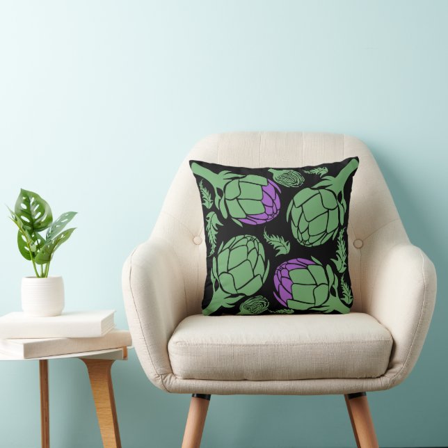 Almofada Botanical Artichoke Art Home Decor (Cadeira)
