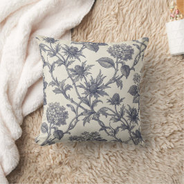 Almofada Botanical Toile | Hydrangea & Sea Holly