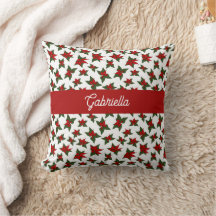 botânico floral vermelho de Natal
