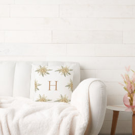 Almofada Botânico White Winter, Edelweiss Inicial