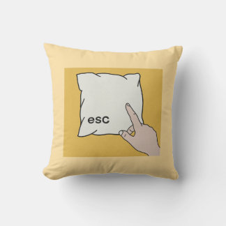 Almofada botão de fuga da alma