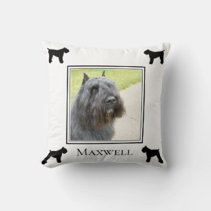 Almofada Bouvier des Flandres Photo Silhouette Personalizad