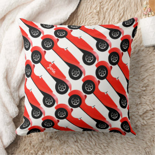Almofada Boys Room Classic Car Oferece Doces Vermelhos