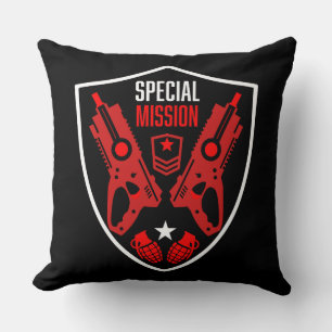 Almofada Boys Toy Dart Gun Batalha