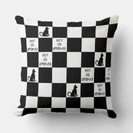 Almofada Branco CricketDiane do preto do travesseiro do